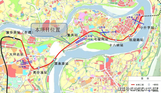 重庆轨道交通3号线线路图最新详解