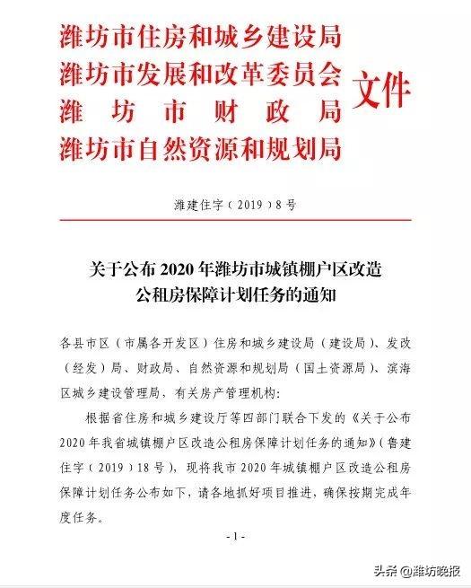 潍坊高新区最新棚户区改造，重塑城市面貌，助力民生改善